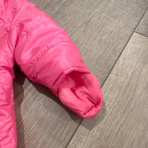 OK KIDS PINK PUFFER SNOW SUIT JACKET 3-6 MONTH BABY NEW - Picture 3 of 5